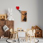 Wallity Banksy - 15 Escultura de pared de madera y metal
